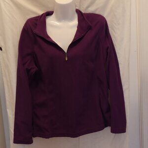 Emily B. purple fleece size L
